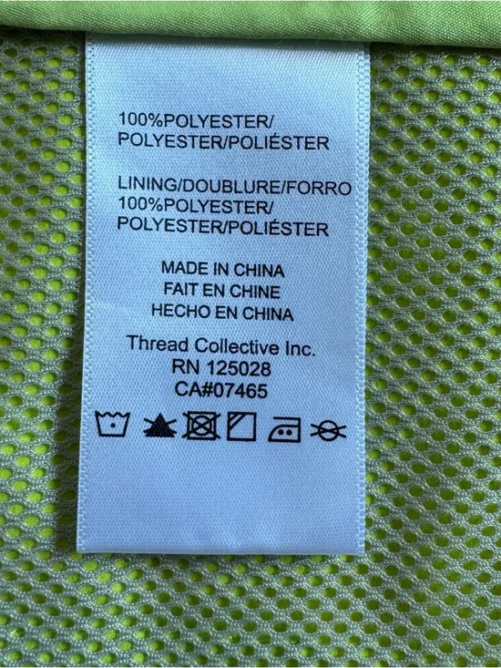 Psycho Bunny Lime Green Lightweight Zip Jacket - medium - Picture 10 of 16